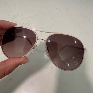 TED BAKER Stylish Pink Aviator Sunglasses